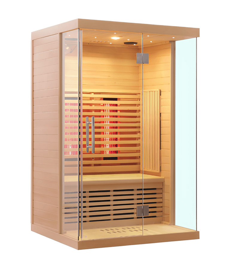 New Design Full-Spectrum Infrared Sauna – 2-Person Home Health Healing Sauna Room