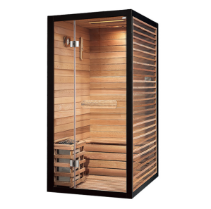 Single-Person Home Spa Steam Sauna with Timer – Crafted from Natural Cedar Wood
