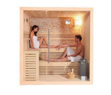 Sauna 3-4 Person Hemlock Far-Infrared Sauna