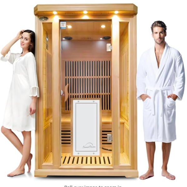 Infrared sauna room for 2 people