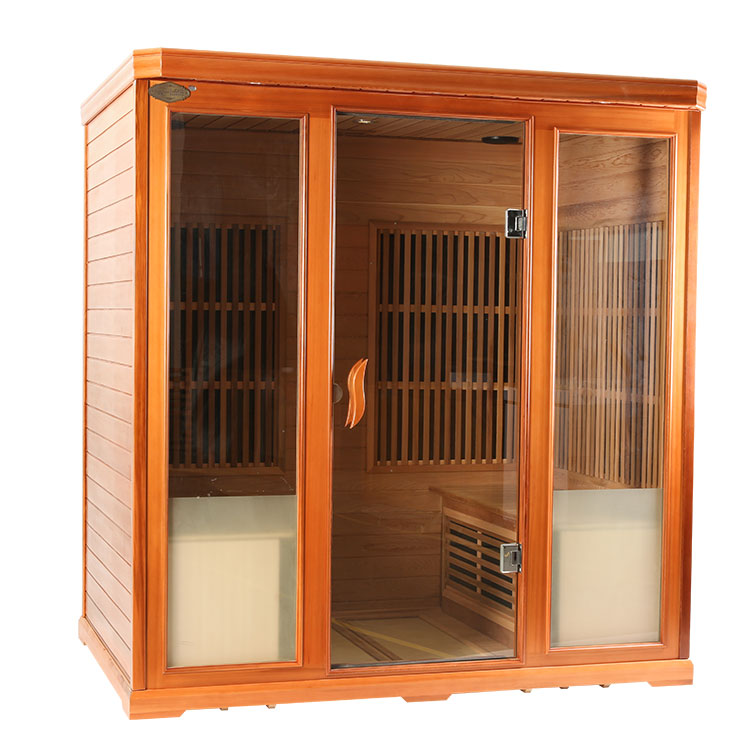 Four Person Wood Far-infrare Sauna Room